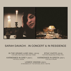 Sarah Davachi - In Concert & In Residence (2CD) (2022)
